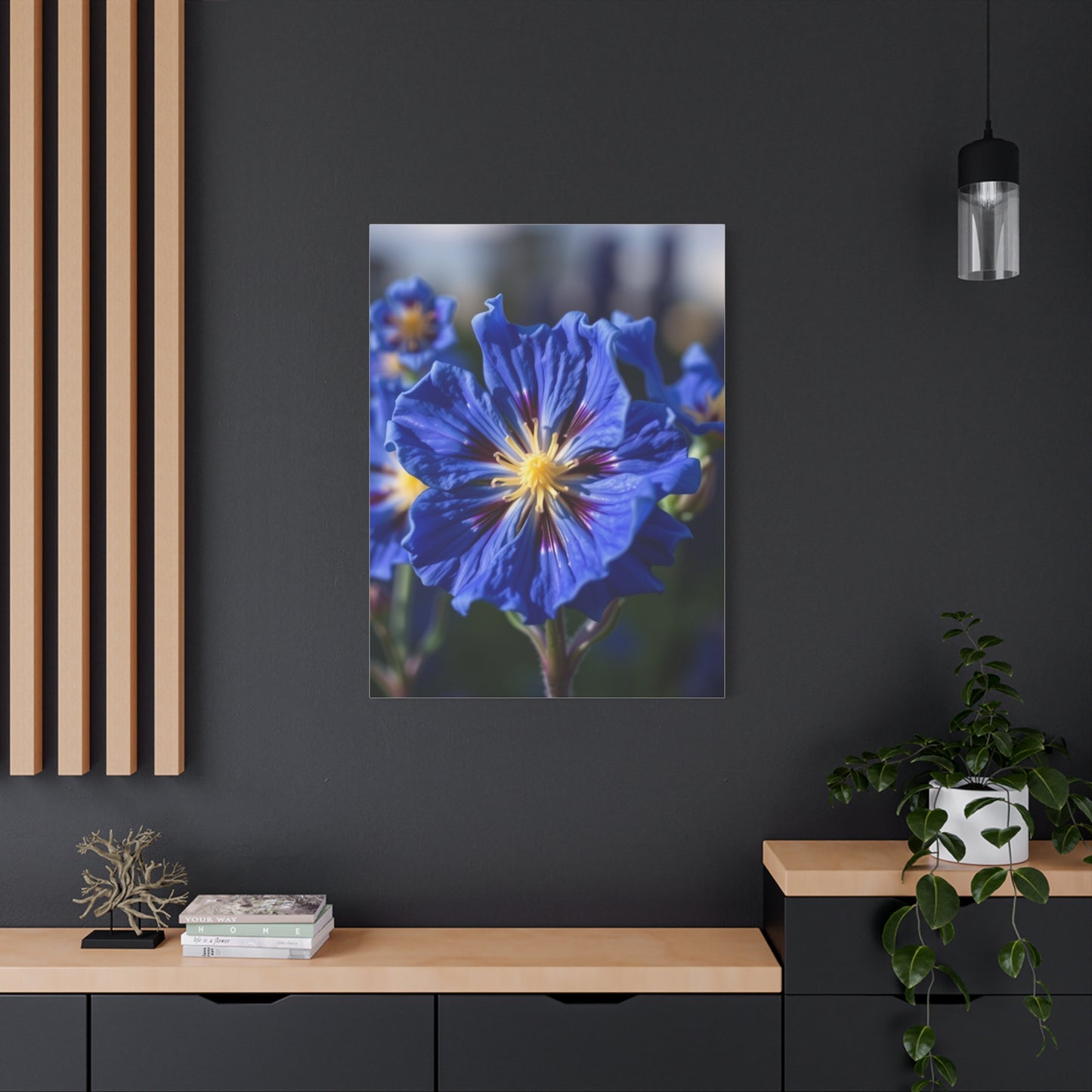 Elite Bluebonnet Flower Art Vision Wall Art & Canvas Print