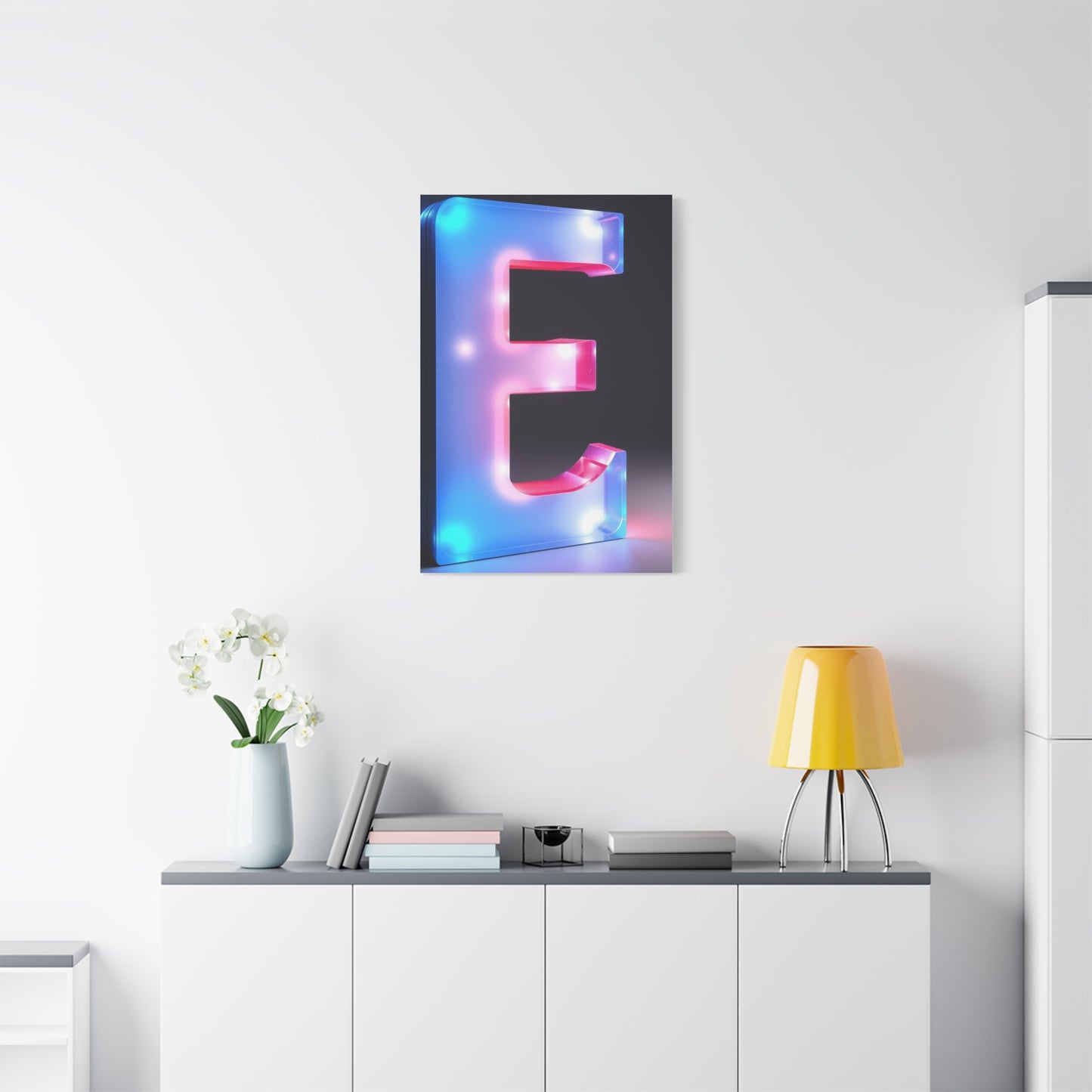 The Letter E - Art Luxury Canvas Wall Art & Canvas Print