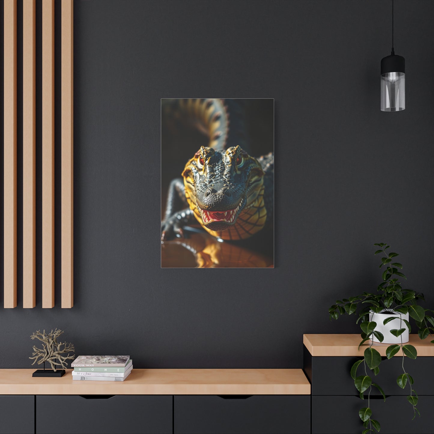 Supreme Crocodile & Alligator Art Collection Wall Art & Canvas Print