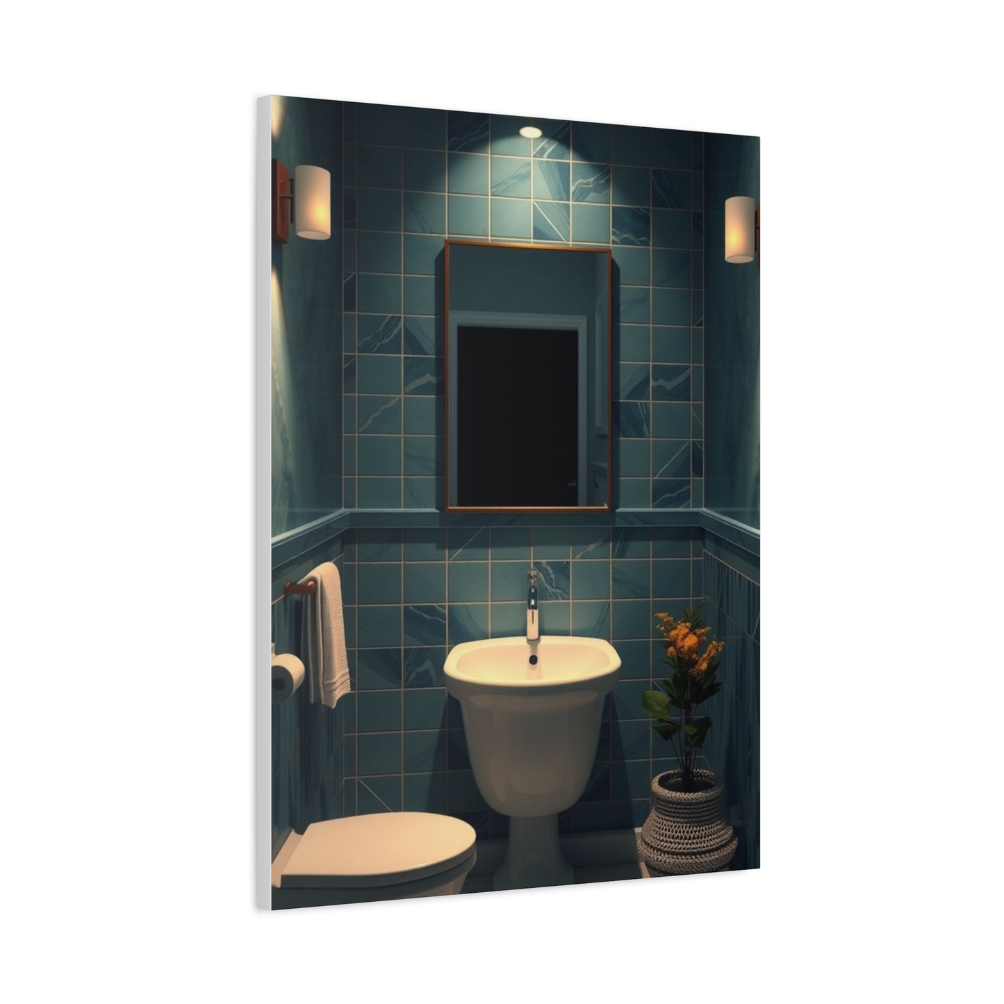 Luxe Aqua Reflections