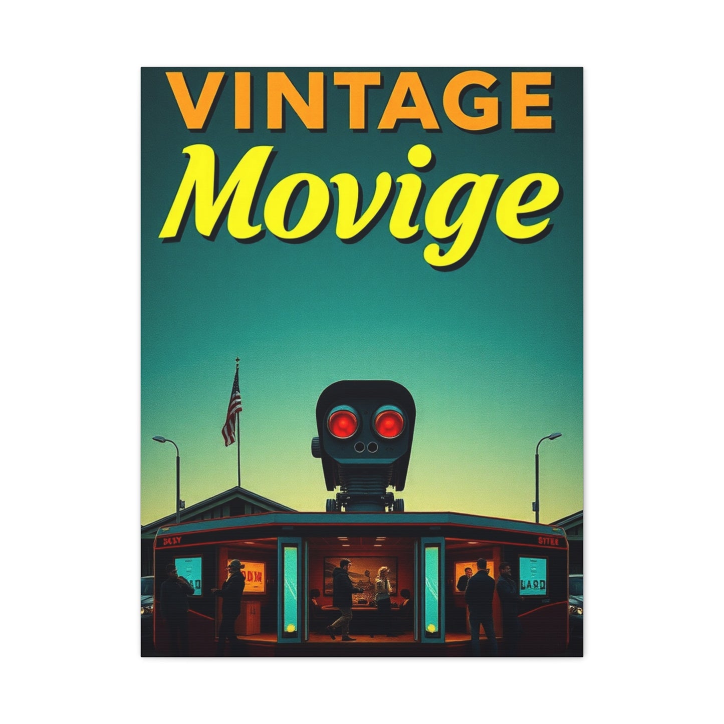 Elite Vintage Movie Posters Art Vision Wall Art & Canvas Print