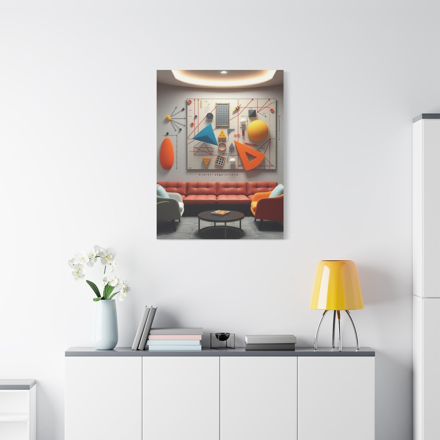 Supreme Modern Math Art for Creative Spaces Collection Wall Art & Canvas Print