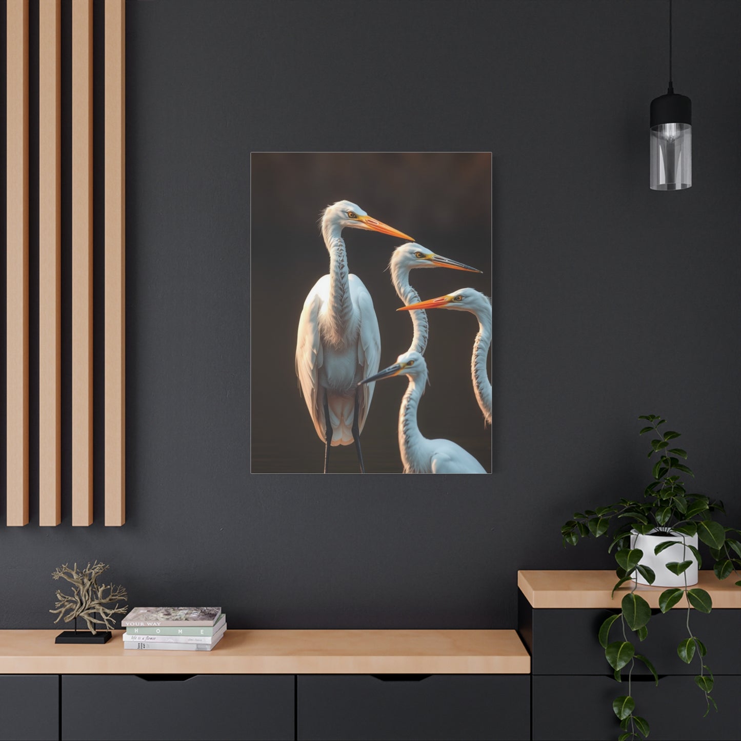 Elite Herons and Egrets Art Vision Wall Art & Canvas Print