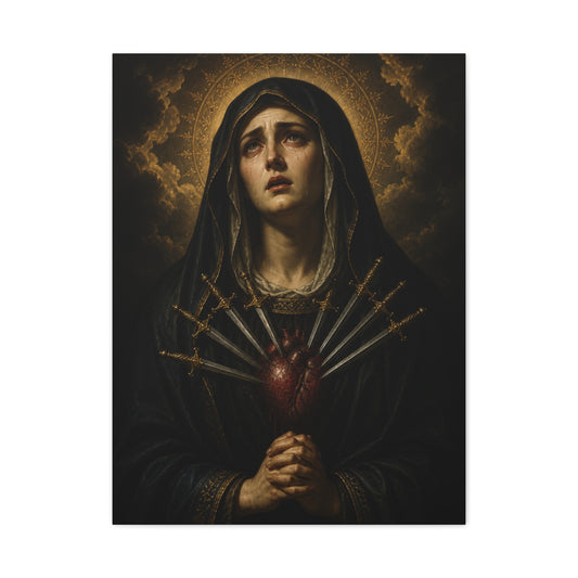 Our Lady of Sorrows Wall Art & Canvas Print