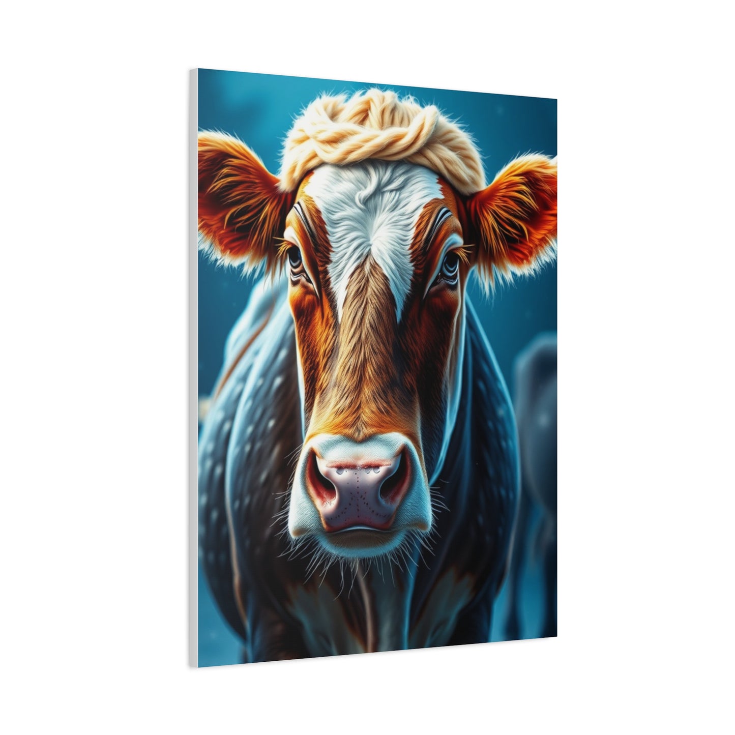 Supreme Christmas Cow Art Collection Wall Art & Canvas Print
