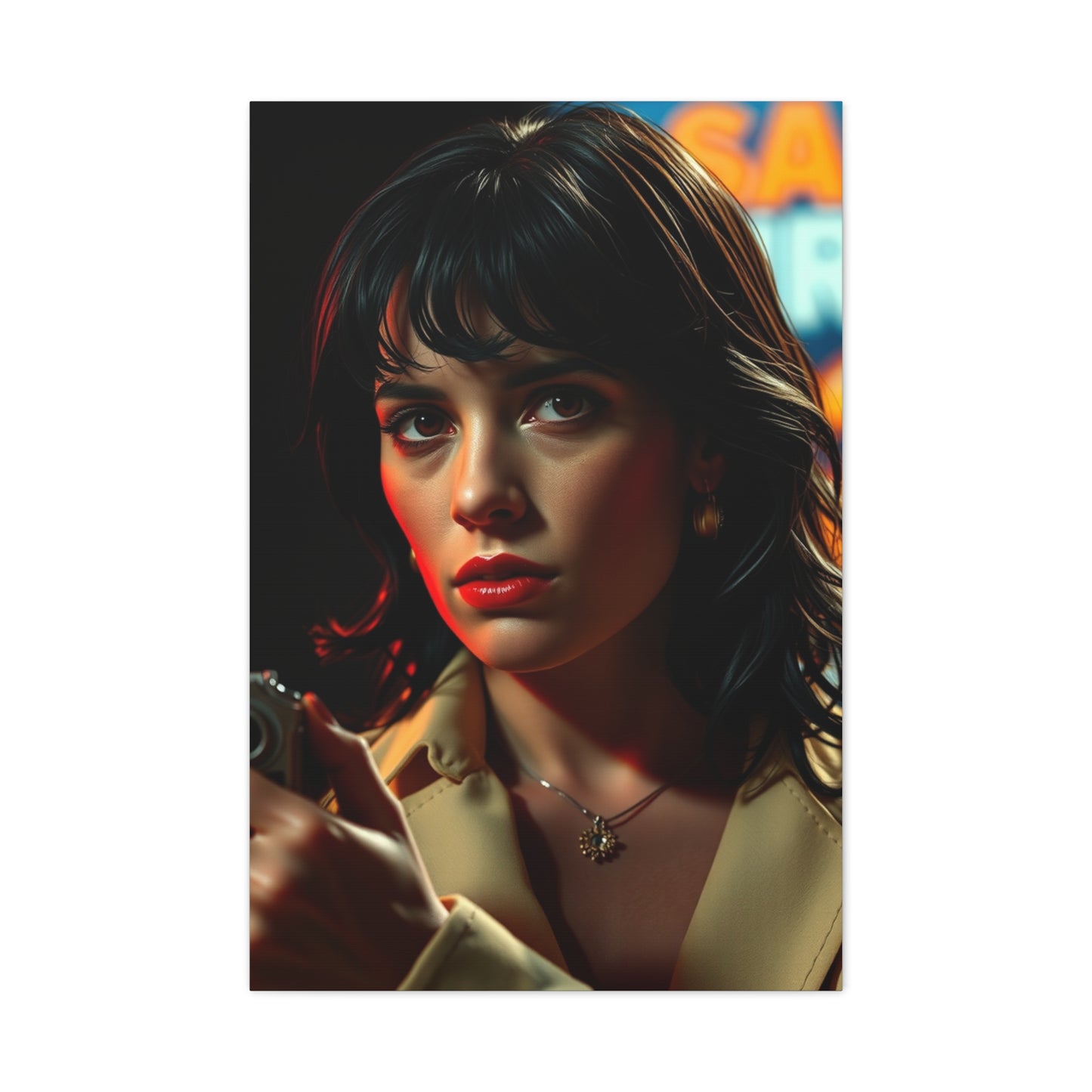Masterpiece Pulp Fiction Character Art Vision Wall Art & Canvas Print