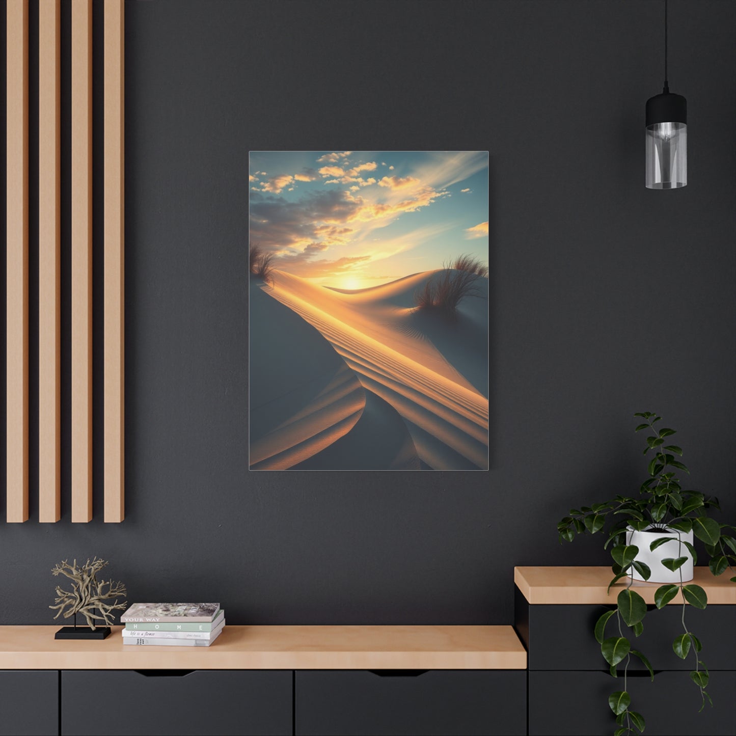Masterpiece Coastal Sand Dunes Art Vision Wall Art & Canvas Print