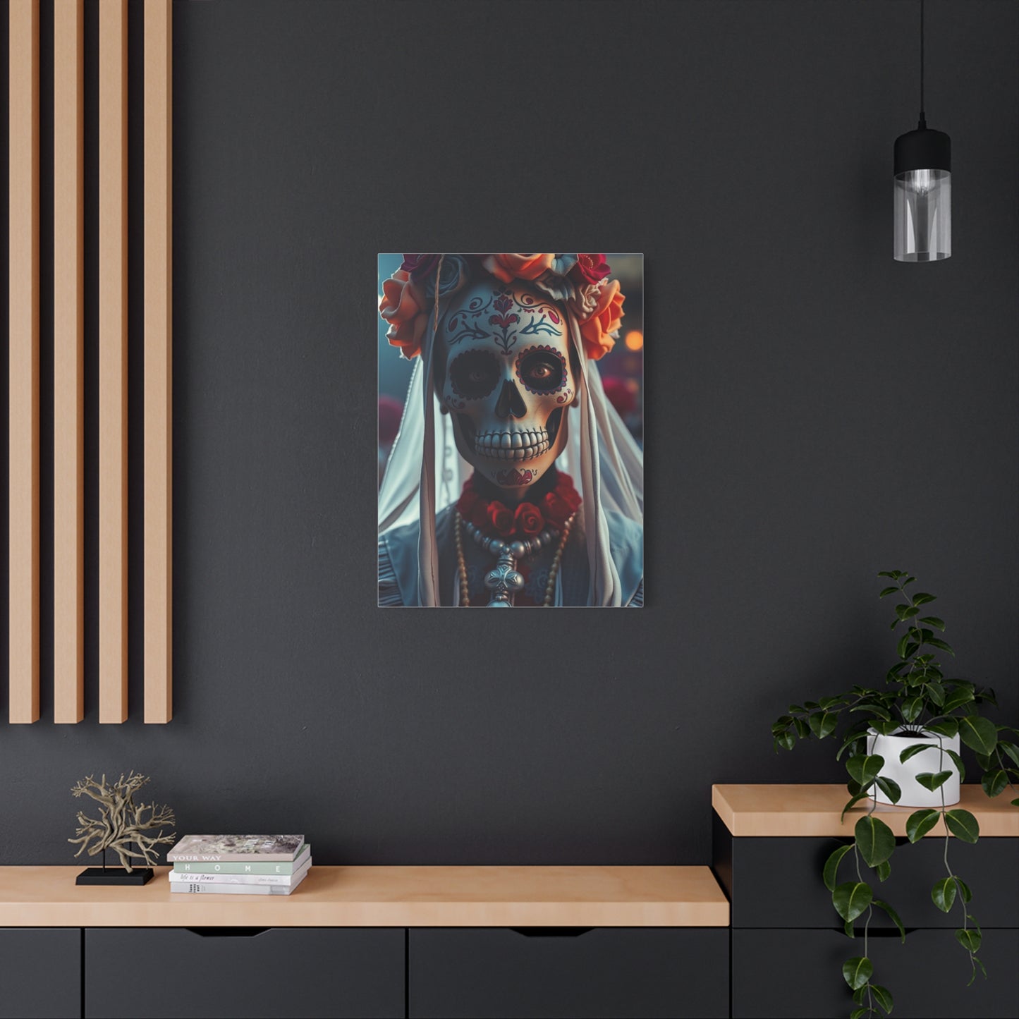 Vision Día de los Muertos Art Art Wall Art & Canvas Print
