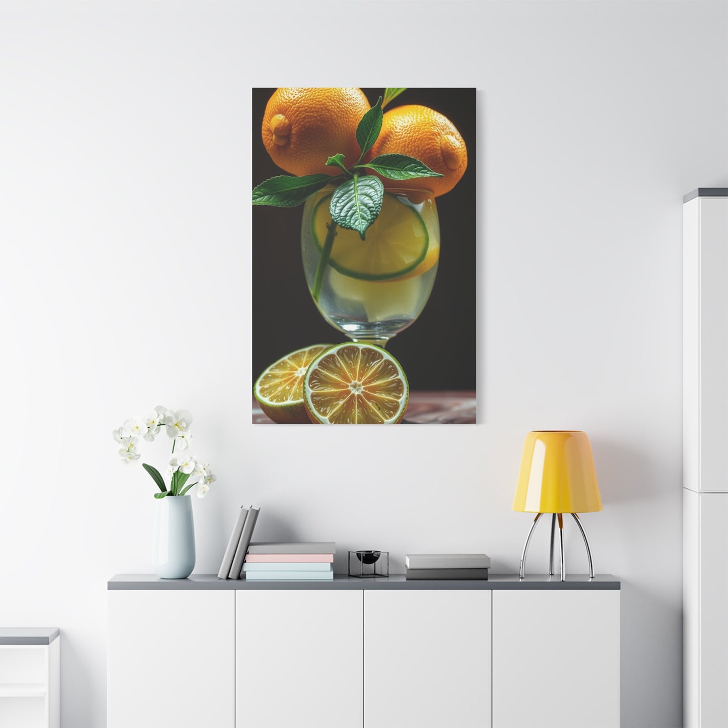 Masterpiece Lemon & Lime Art Vision Wall Art & Canvas Print