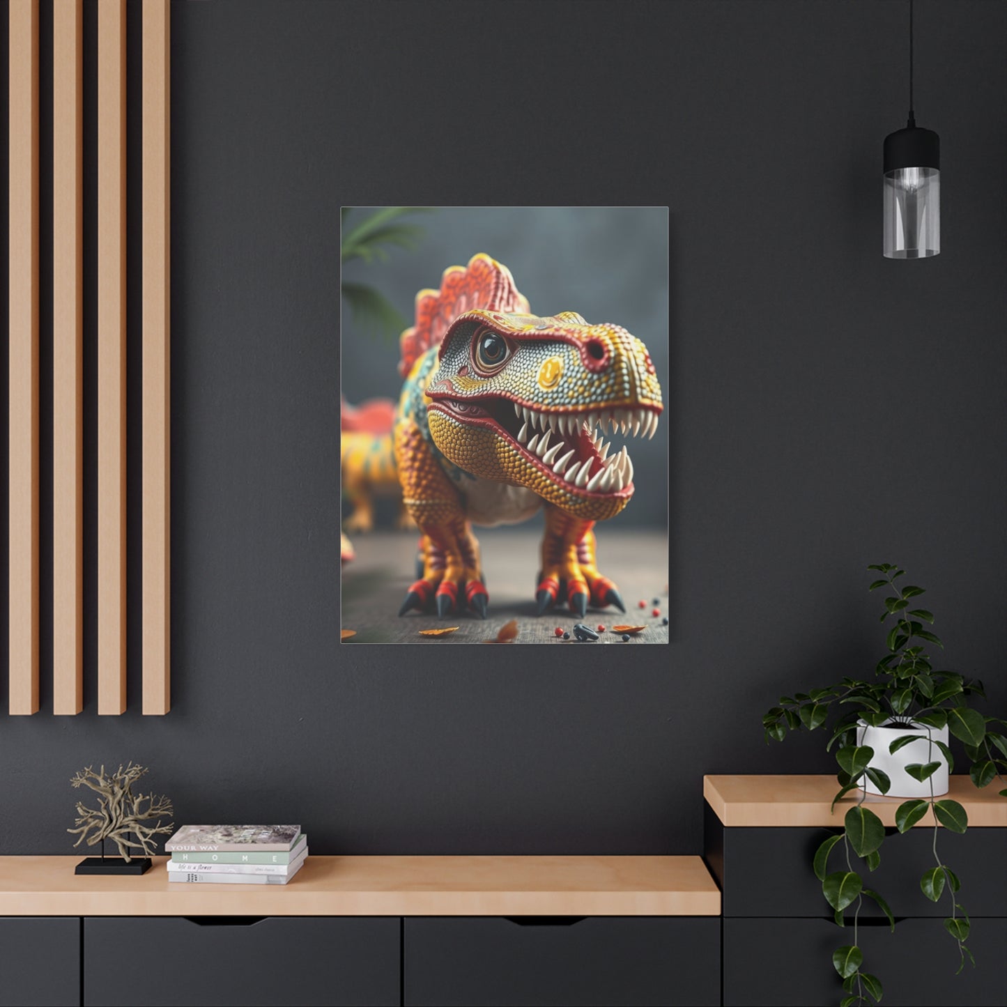 Kid’s Dinosaur Art Luxury Canvas Wall Art & Canvas Print