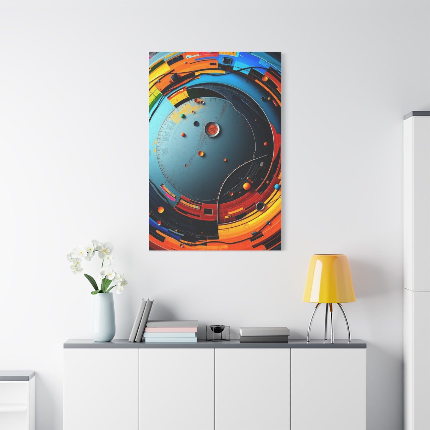 Supreme Circular Abstract Art Collection Wall Art & Canvas Print