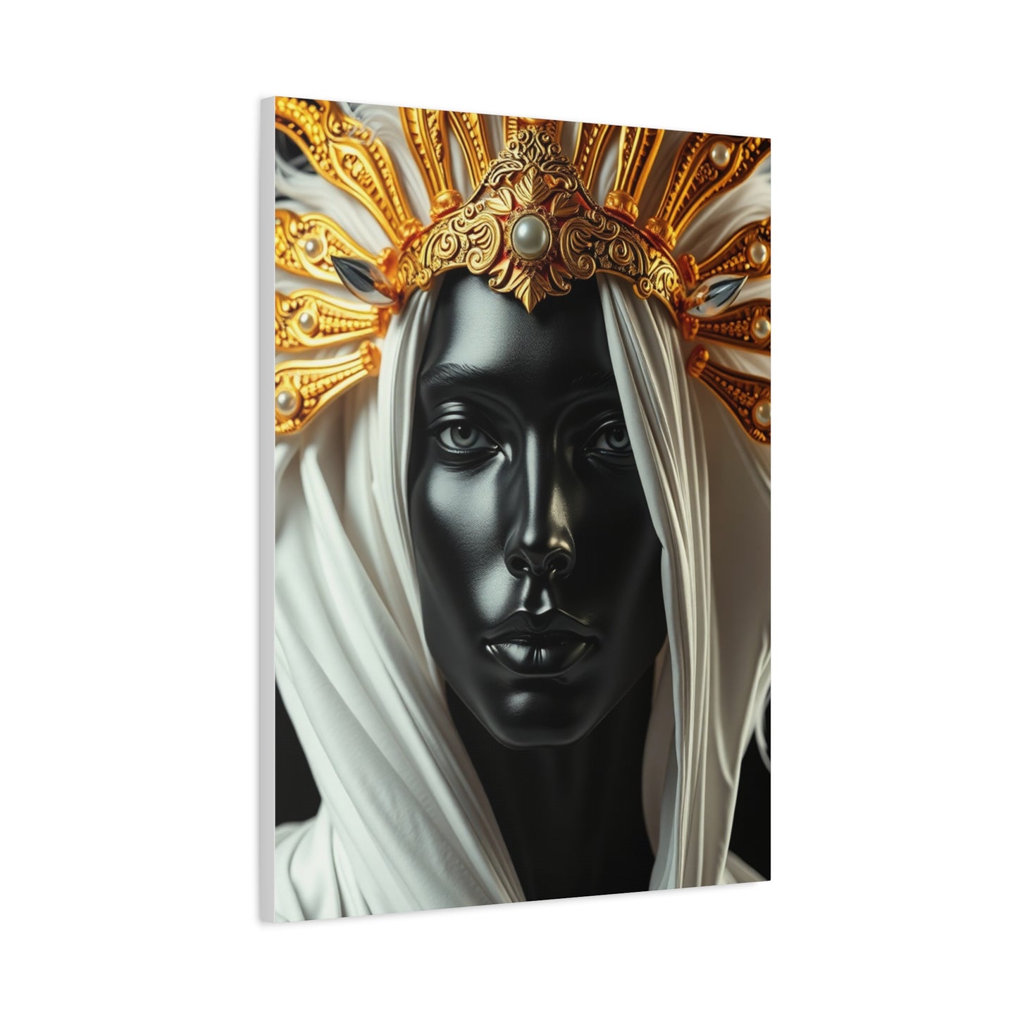 Supreme Black White and Gold Art Collection Wall Art & Canvas Print