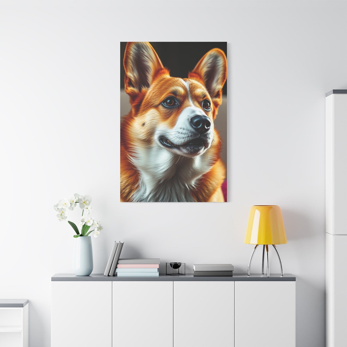 Supreme Corgi Dog Art Collection Wall Art & Canvas Print