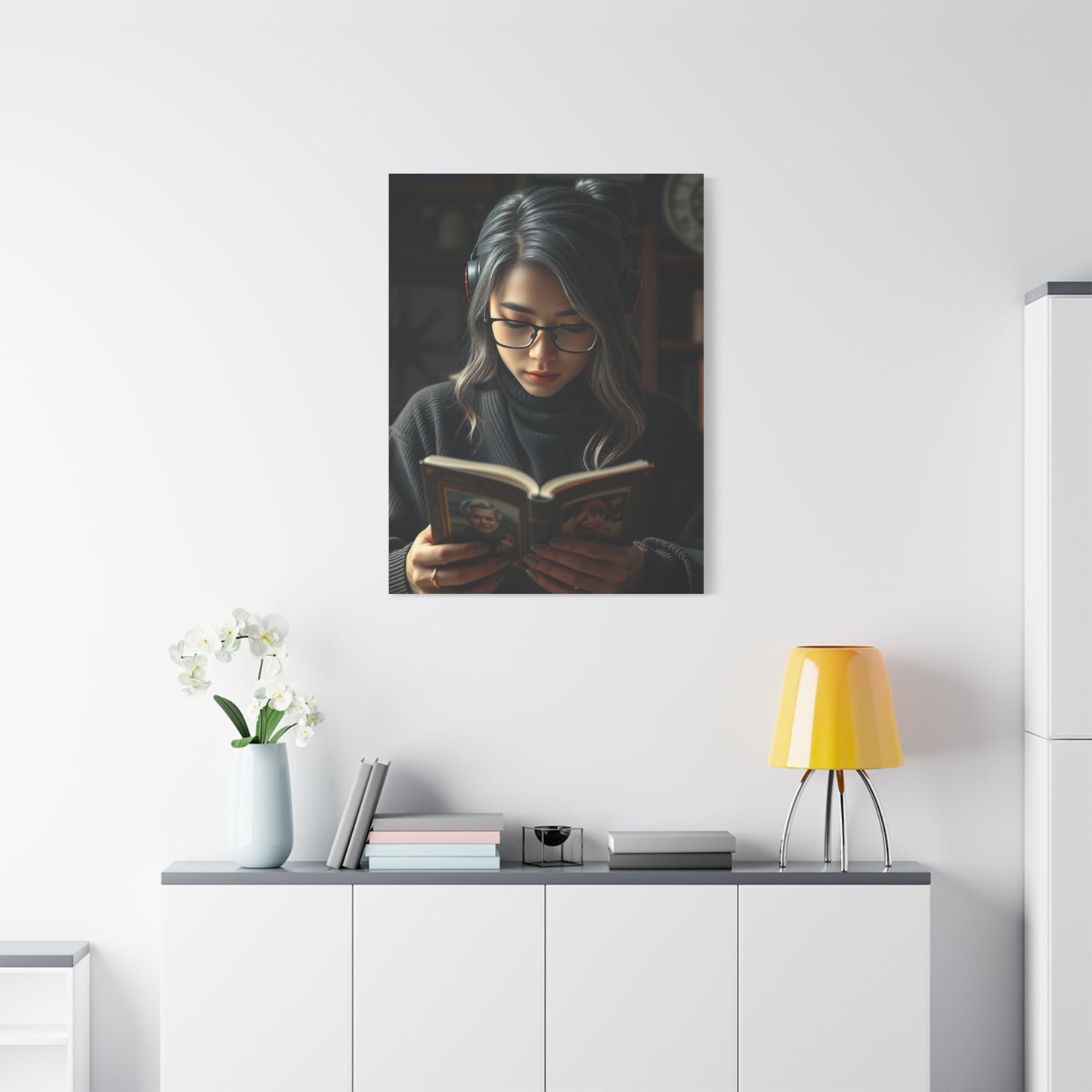 Reading Wall Art Refined Canvas Wall Art & Canvas Print
