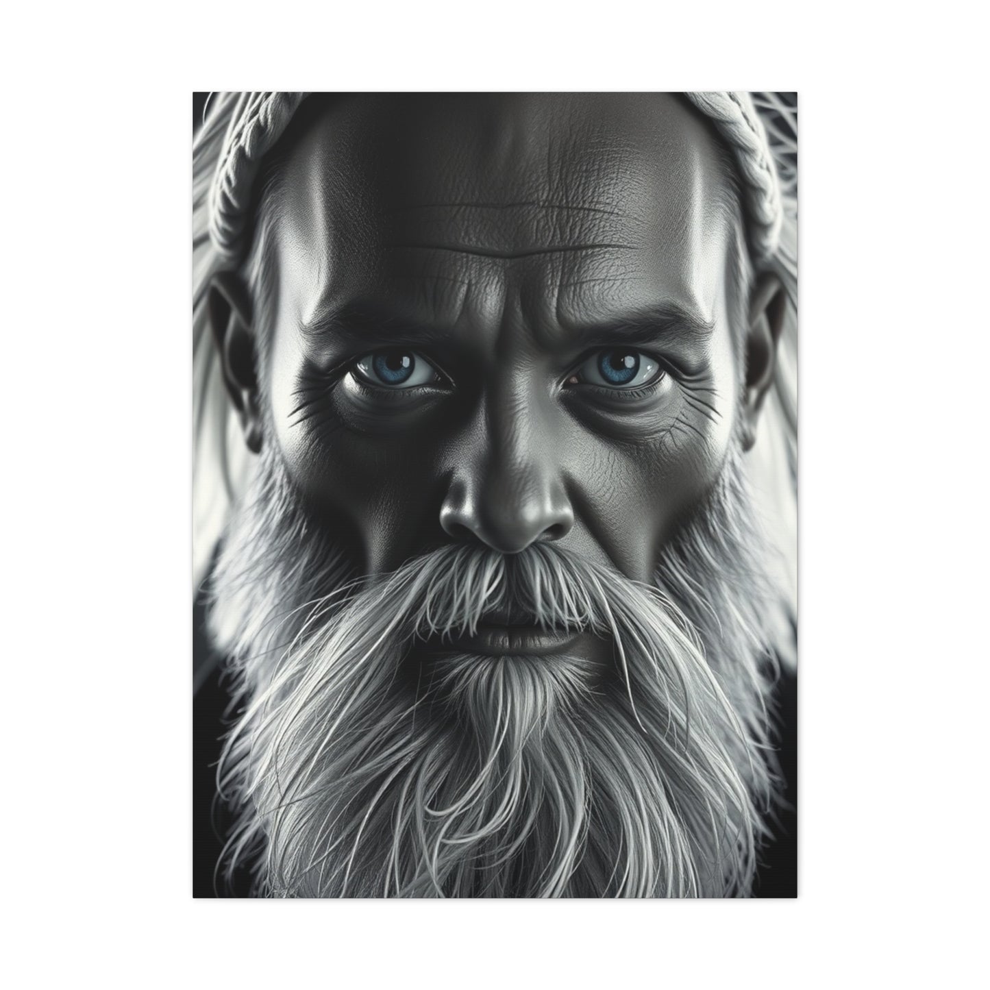 Supreme Black, White & Blue Art Collection Wall Art & Canvas Print