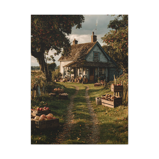 Autumn Orchard Farmhouse Harvest Wall Art & Canvas Print