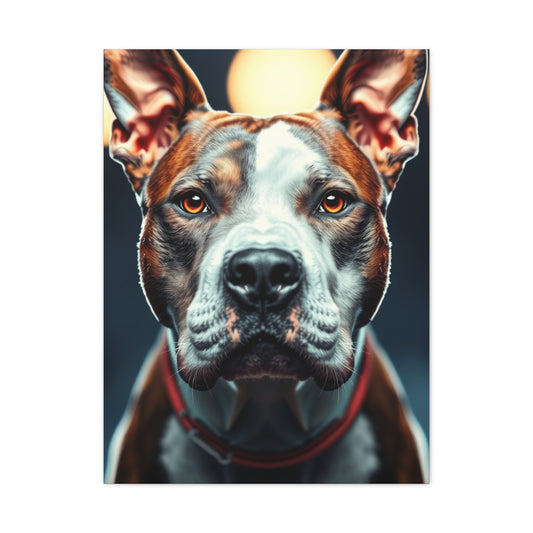 Pit Bull Art Refined Canvas Wall Art & Canvas Print