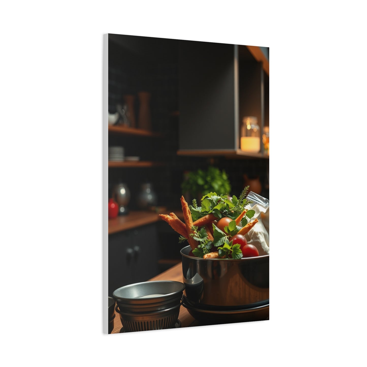 Culinary Elegance Canvas