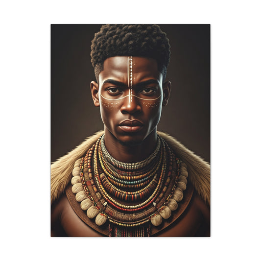 Warrior King Portrait Wall Art & Canvas Prints