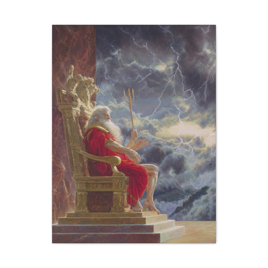 Zeus King of Olympus Classical Mythology Wall Art & Canvas Print