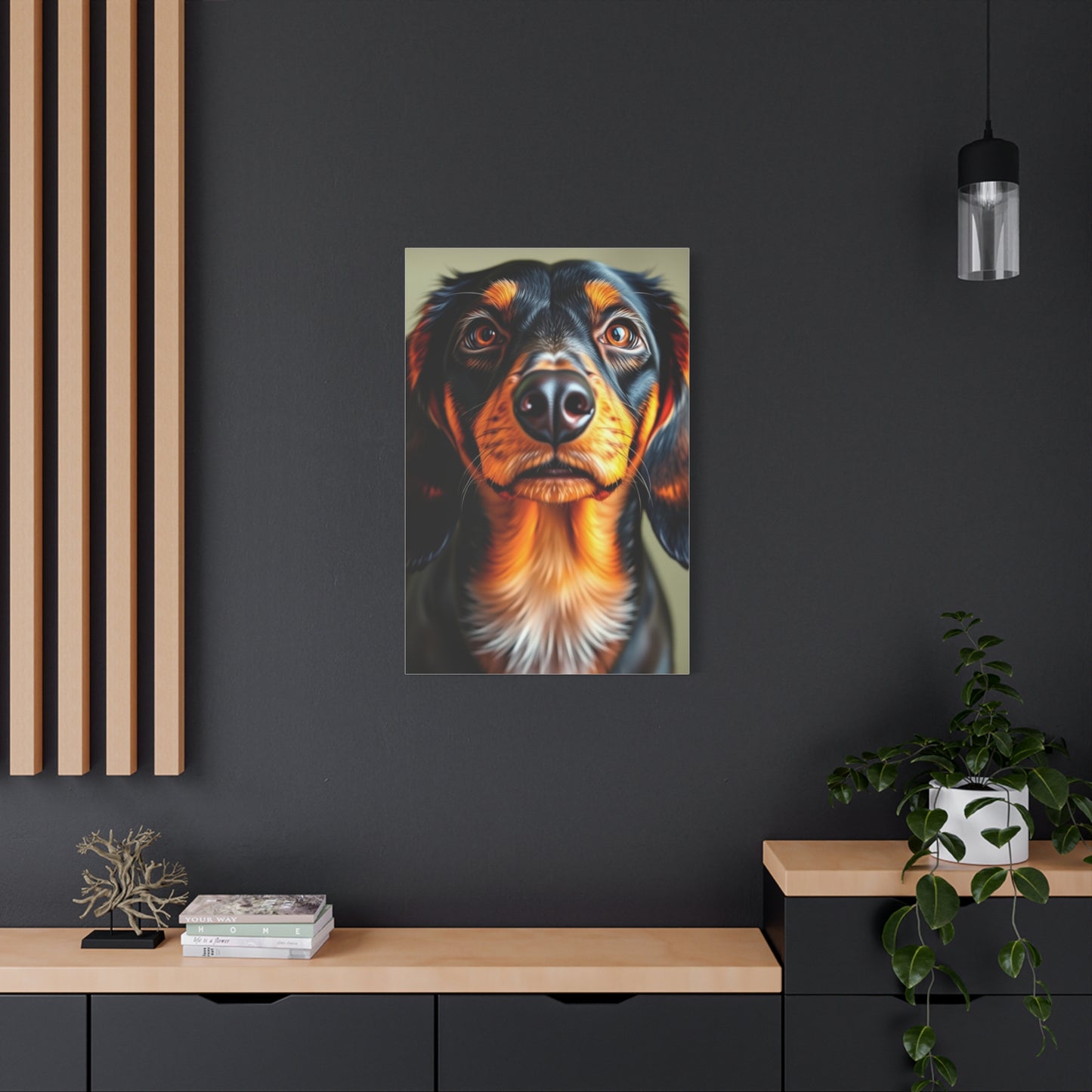 Vision Dachshund Art Art Wall Art & Canvas Print