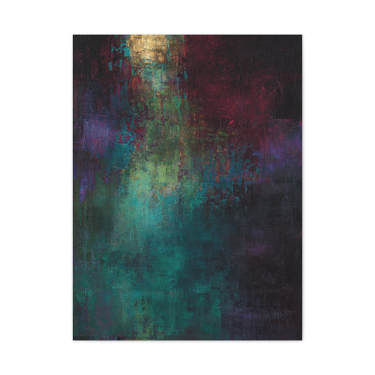 Jewel Tone Abstract Texture Wall Art & Canvas Print
