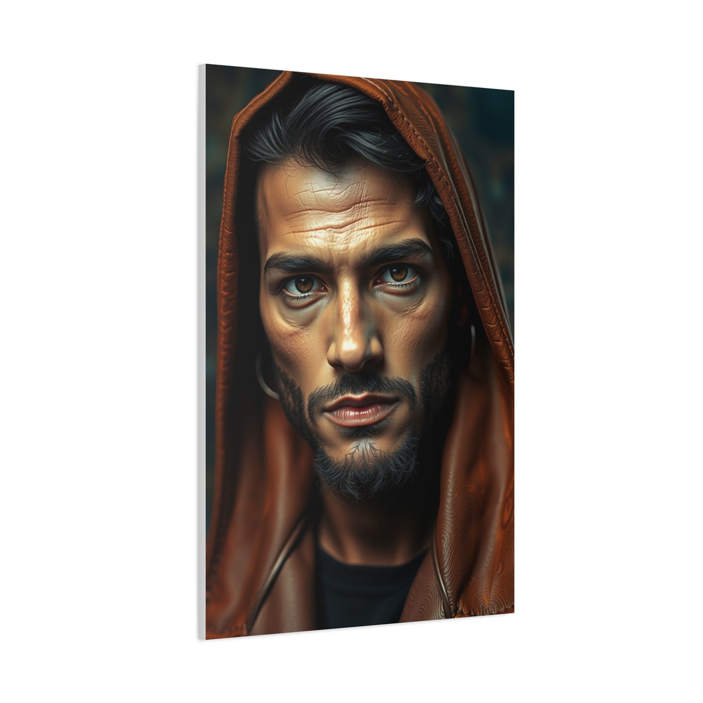 Masterpiece Denim and Leather Art Vision Wall Art & Canvas Print