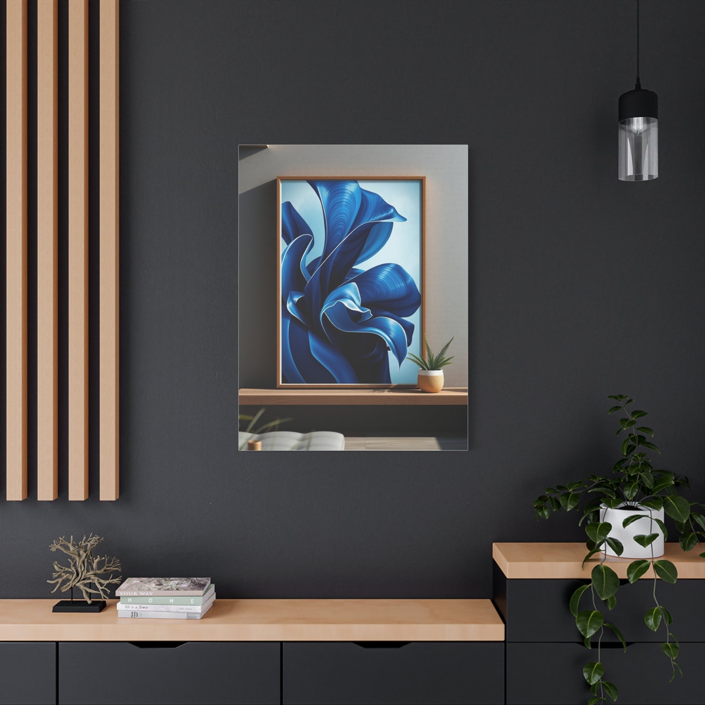 Navy Blue Art Supreme Gallery Wall Art & Canvas Print