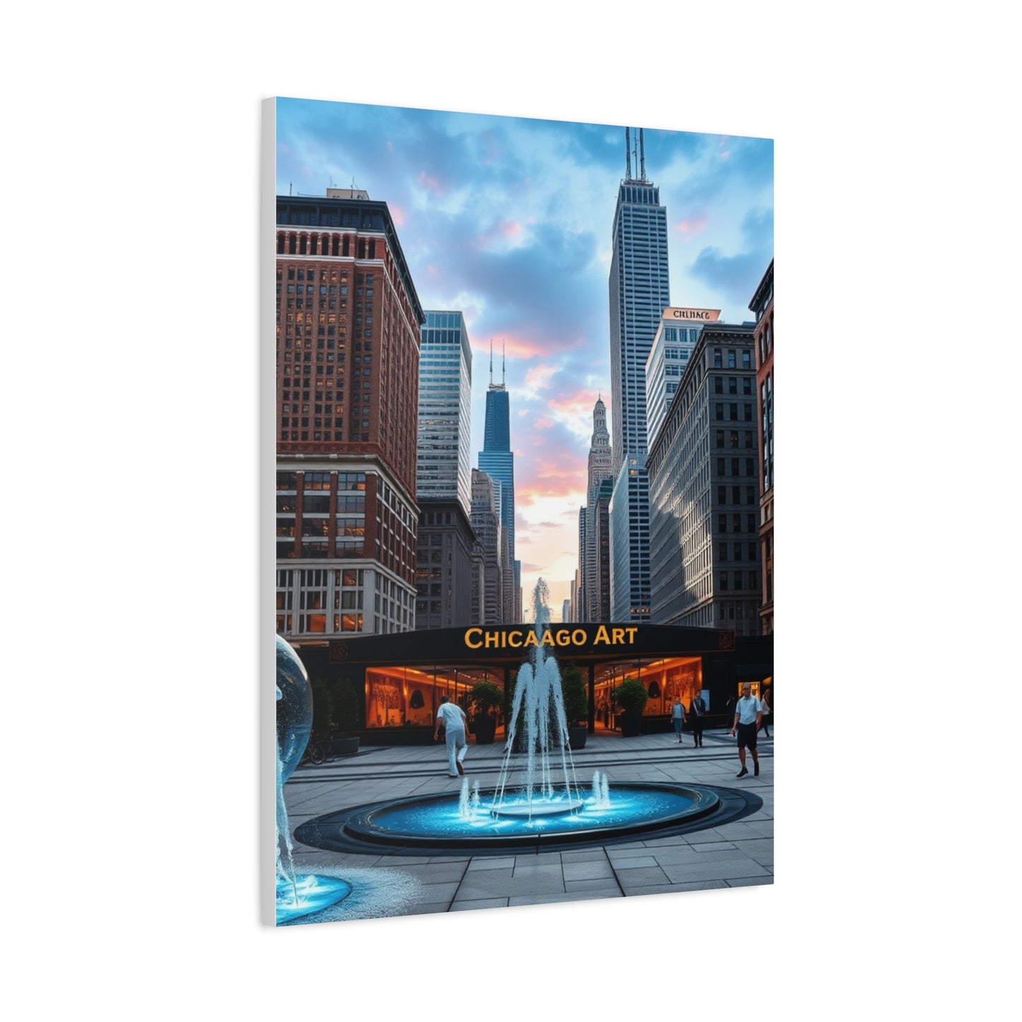 Vision Chicago Art Art Wall Art & Canvas Print