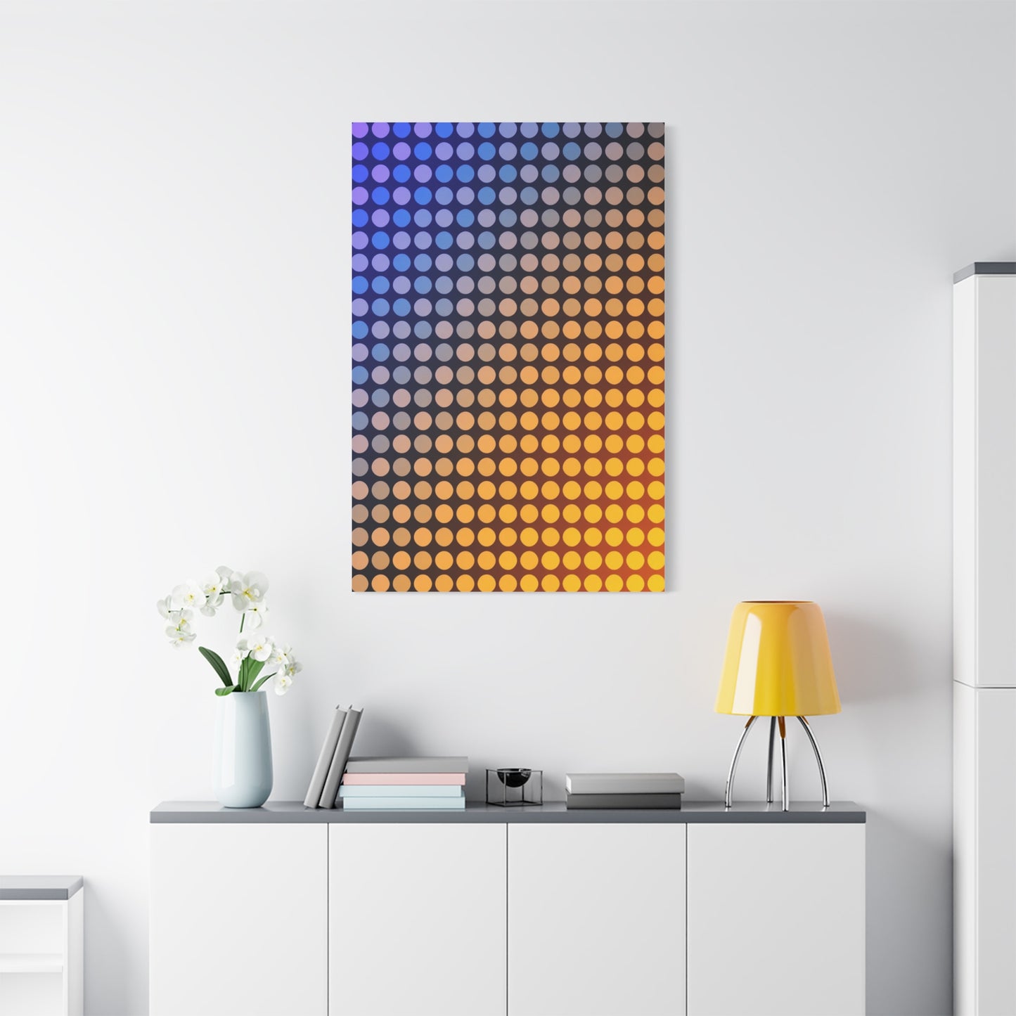 Polka Dot Pattern Art Luxury Canvas Wall Art & Canvas Print