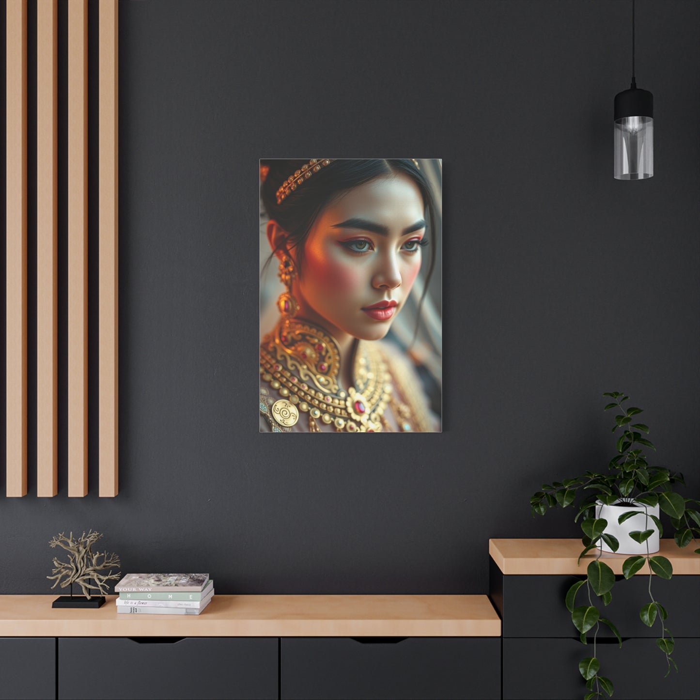 Gold & Pink Art Refined Canvas Wall Art & Canvas Print