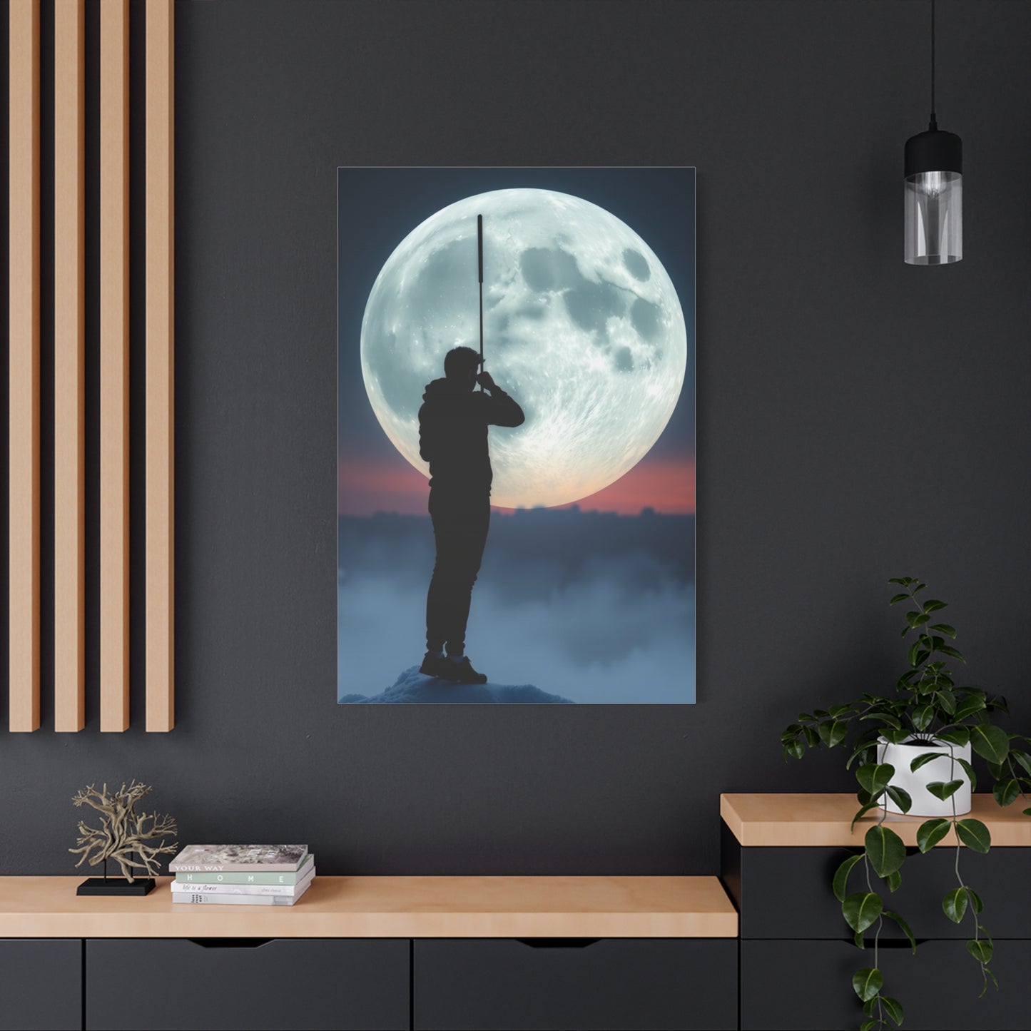 Masterpiece Full Moon Art Vision Wall Art & Canvas Print