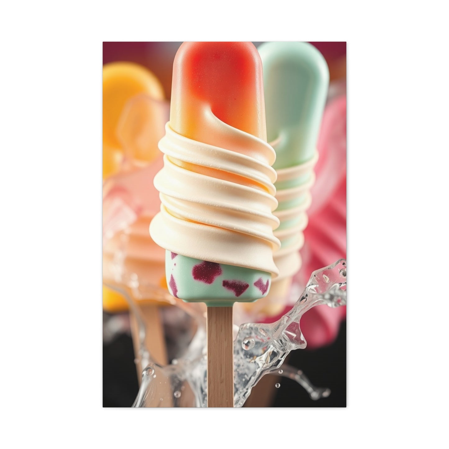 Masterpiece Ice Cream & Popsicle Art Vision Wall Art & Canvas Print