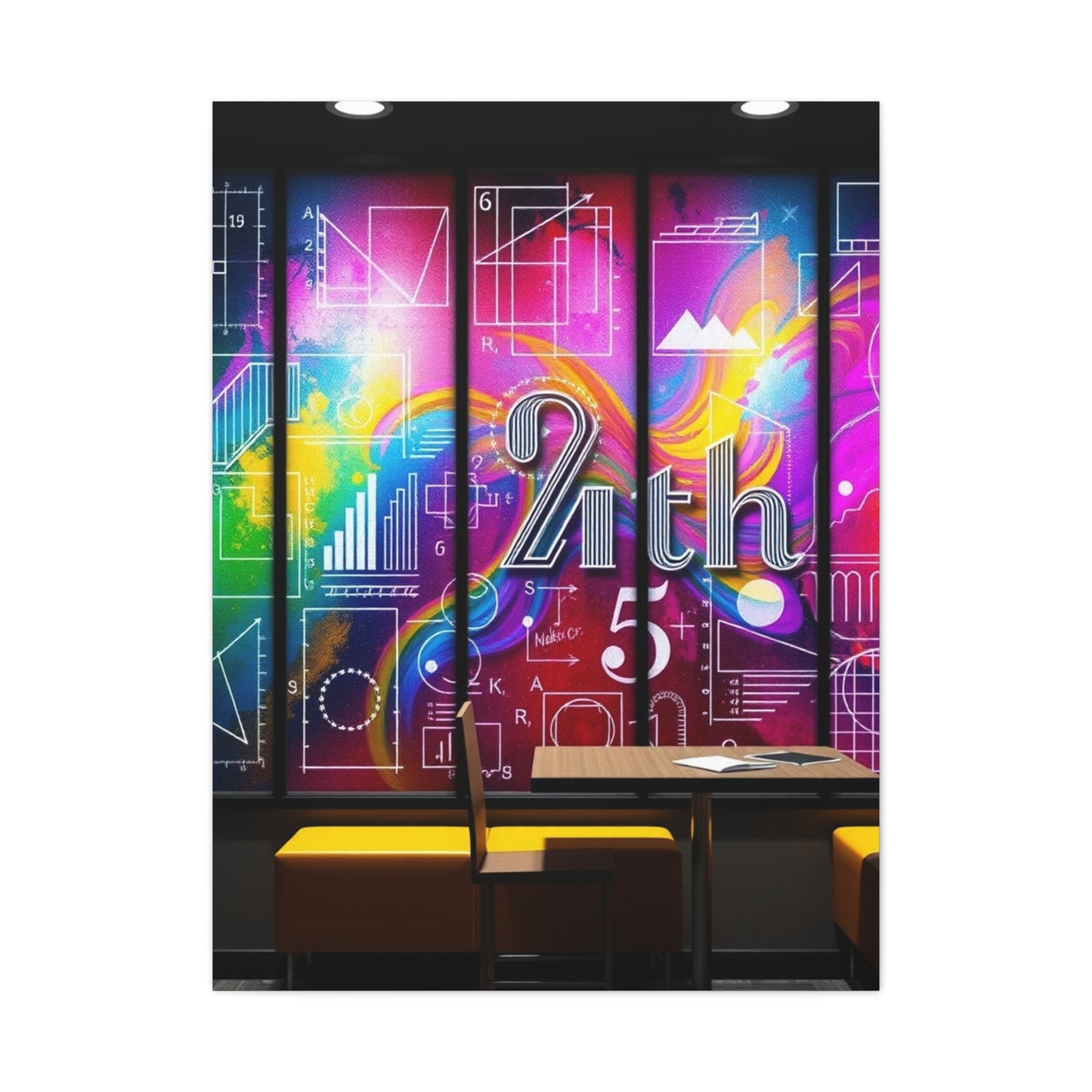 Modern Math Art for Creative Spaces Luxury Canvas Wall Art & Canvas Print