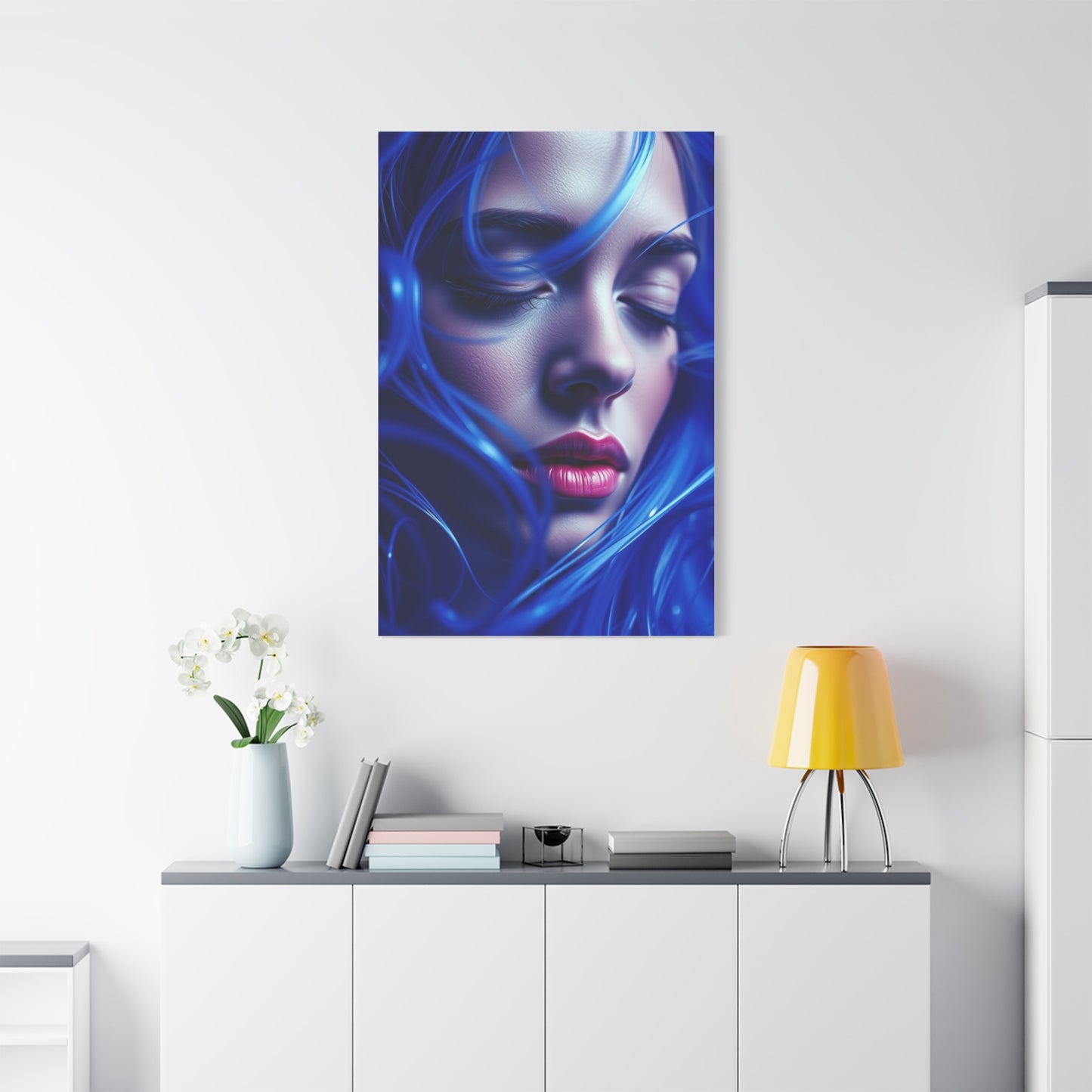 Supreme Blue Music Art Collection Wall Art & Canvas Print