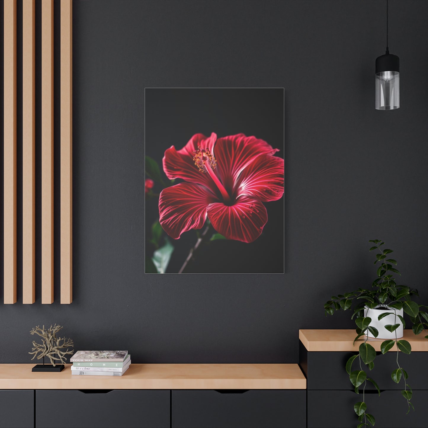 Masterpiece Hibiscus Flower Art Vision Wall Art & Canvas Print