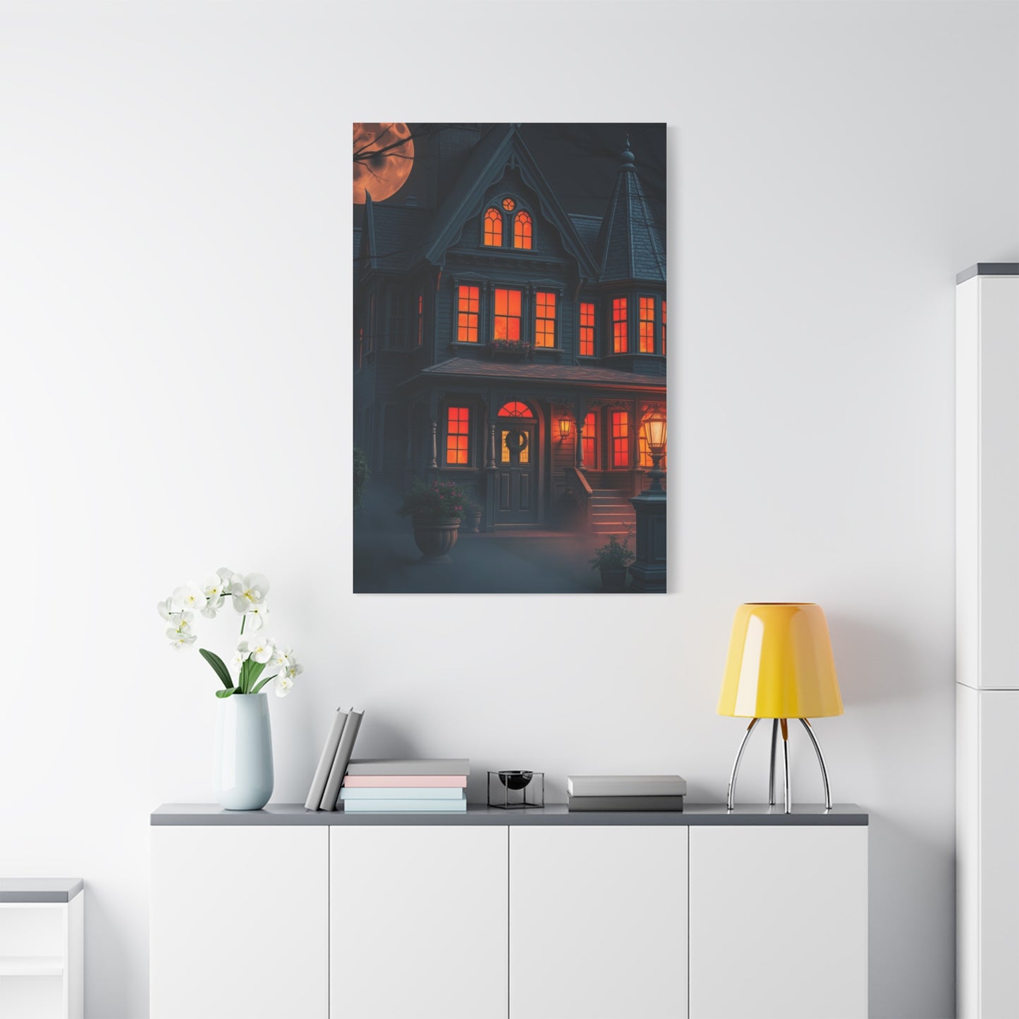 Haunted House Art Luxury Canvas Wall Art & Canvas Print