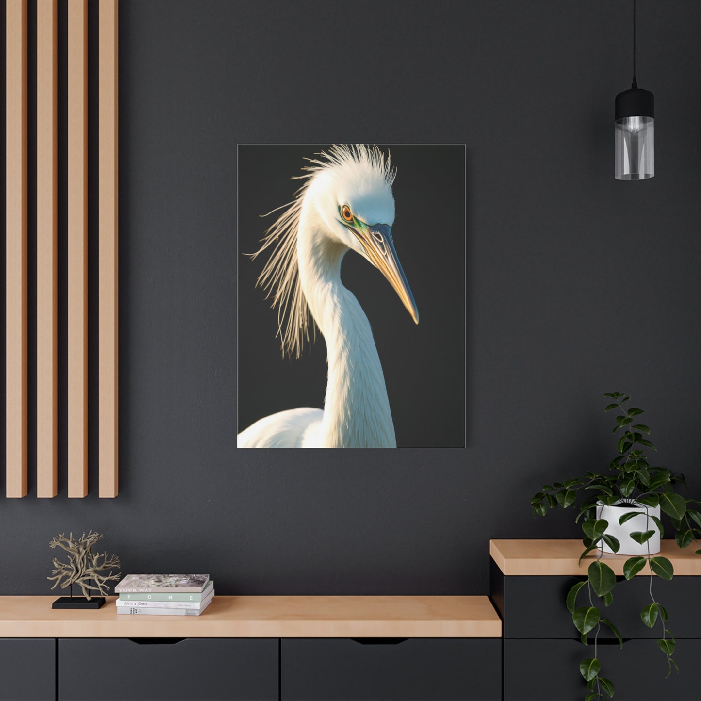 Collection Egret Art Art Wall Art & Canvas Print