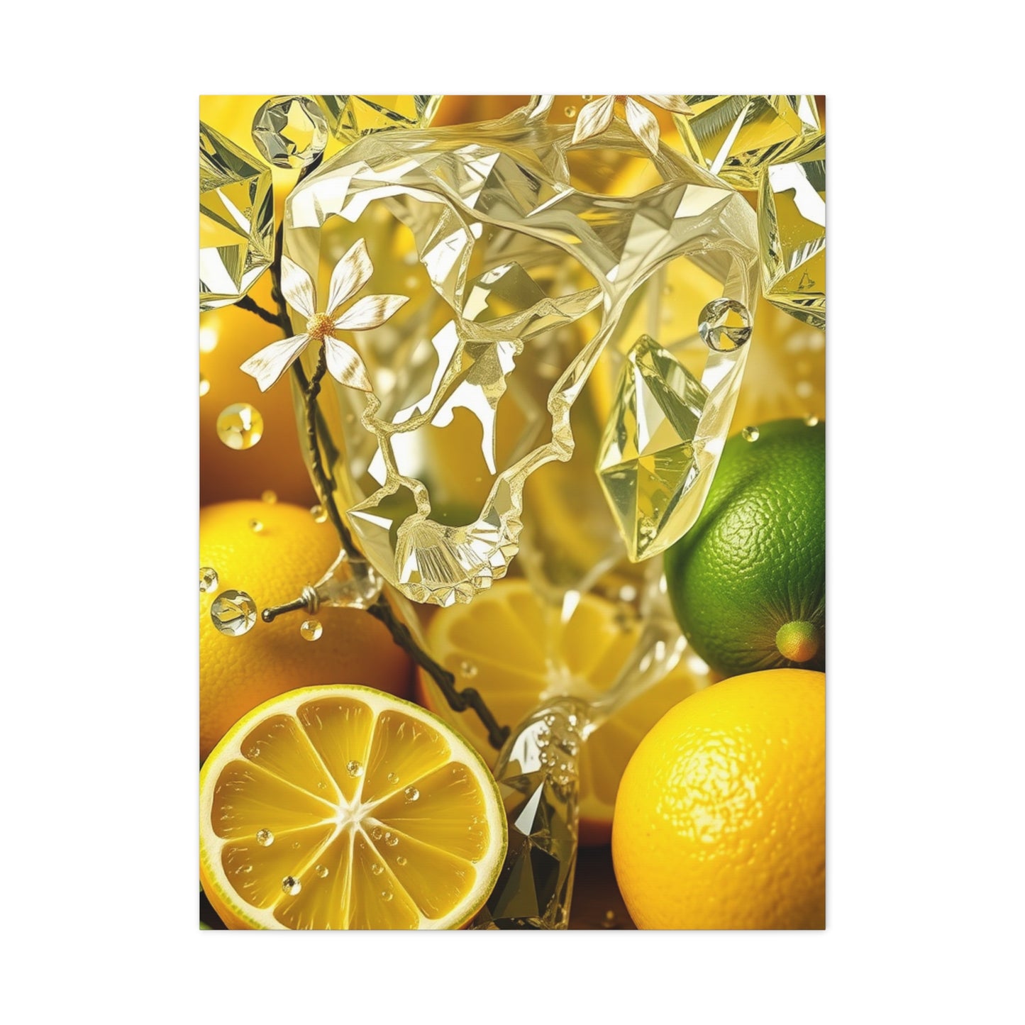 Supreme Lemon & Lime Art Collection Wall Art & Canvas Print