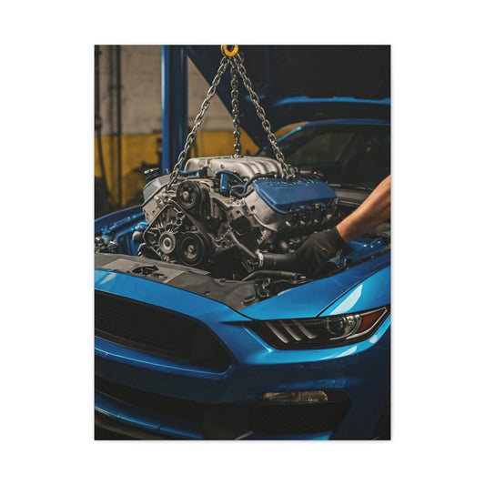 Ford Mustang Shelby GT350 Performance Build Workshop Wall Art & Canvas Prints