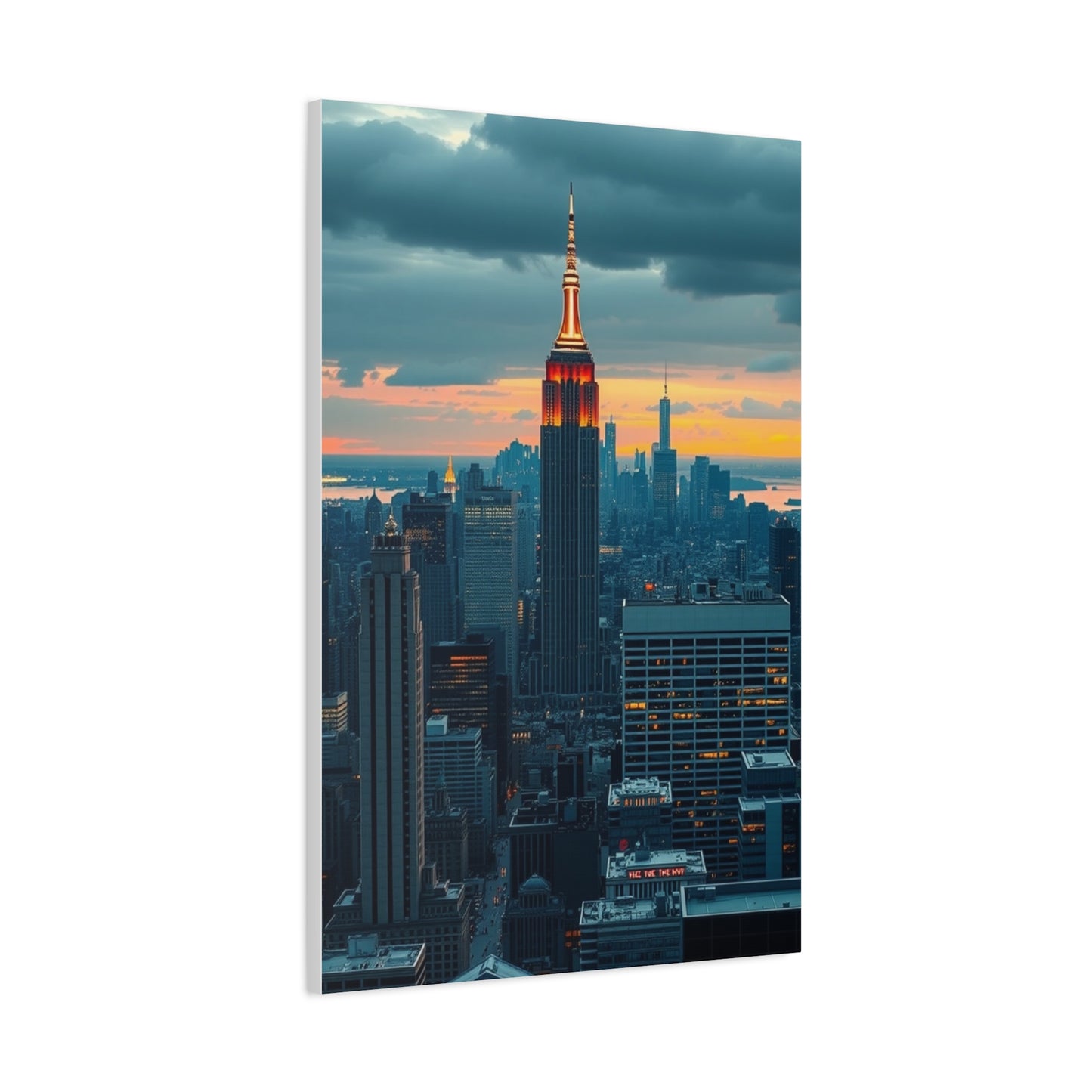 Supreme NYC Skyline Art Collection Wall Art & Canvas Print