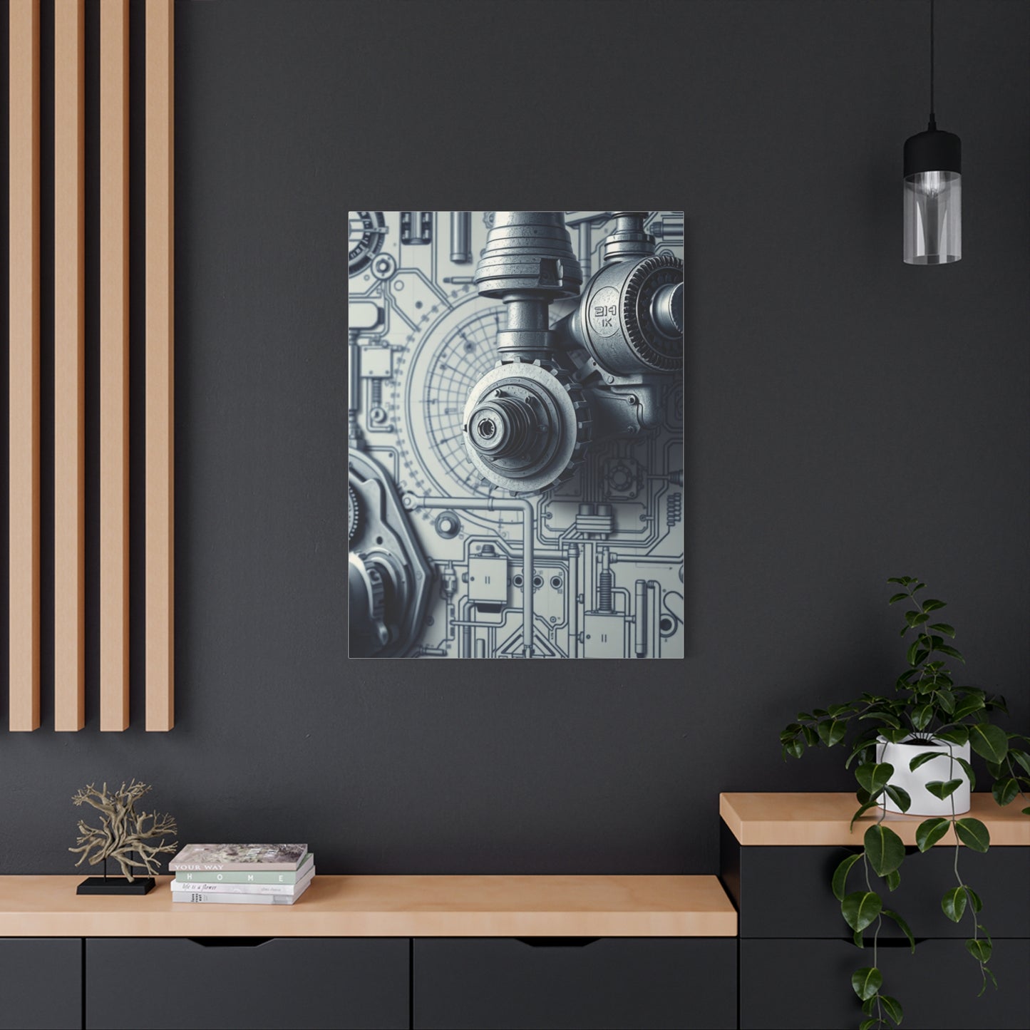 Vision Engineering & Machinery Blueprints Art Art Wall Art & Canvas Print