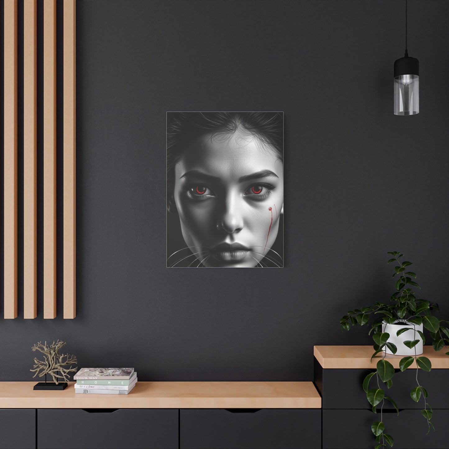 Supreme Black, White & Red Art Collection Wall Art & Canvas Print