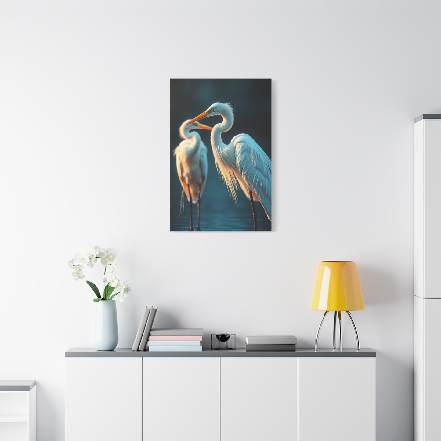 Herons and Egrets Art Refined Canvas Wall Art & Canvas Print