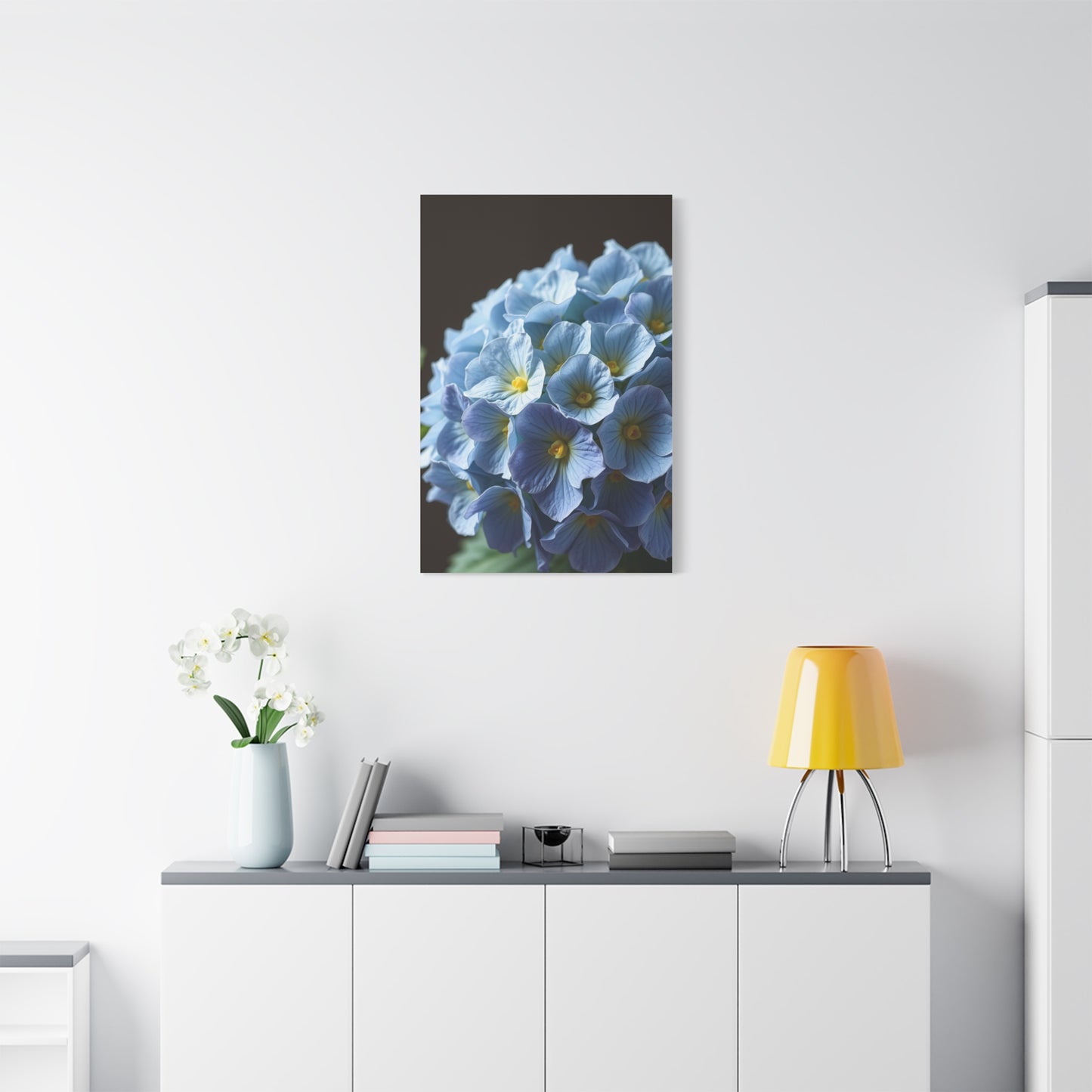 Hydrangea Flower Art Refined Canvas Wall Art & Canvas Print