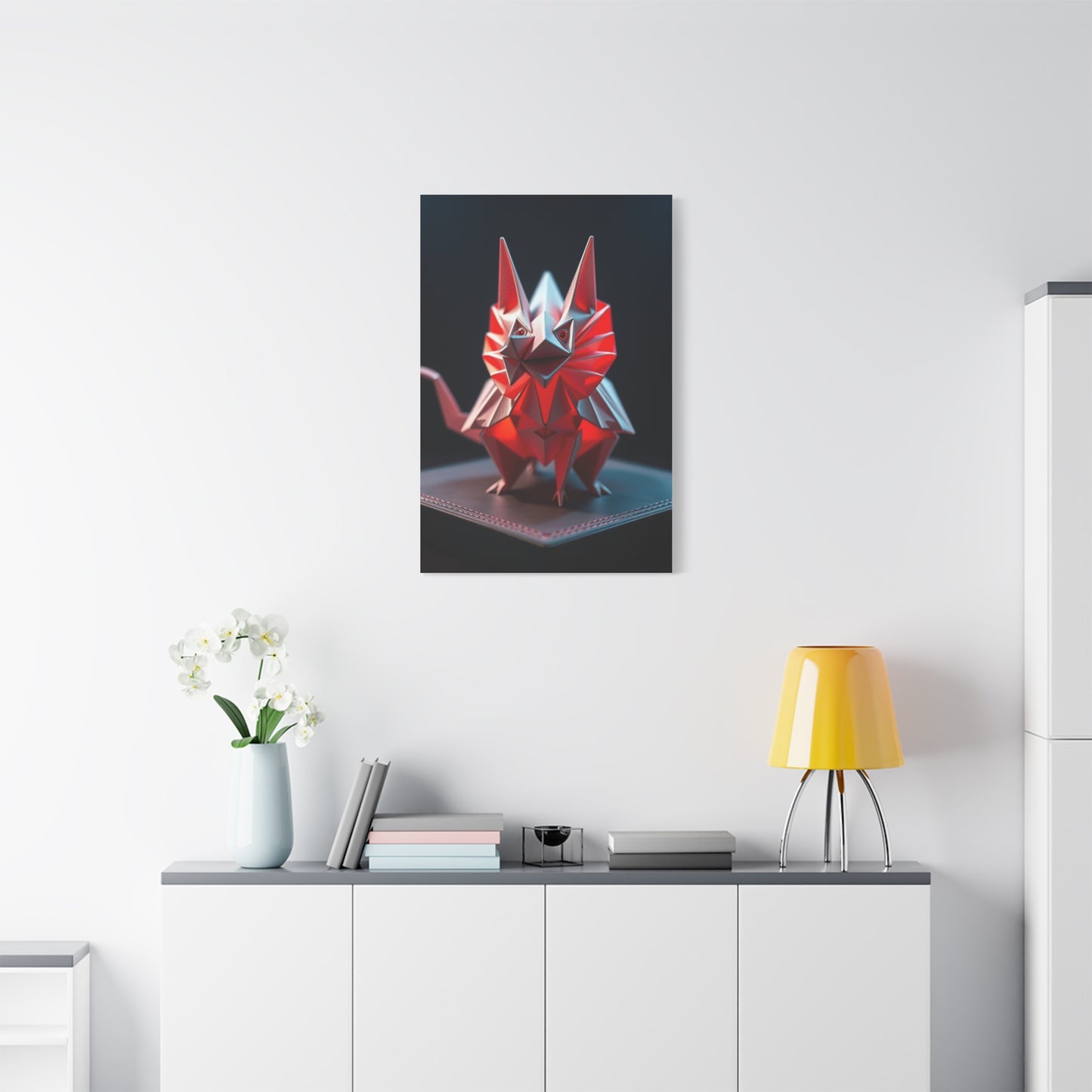 Origami Reverie Canvas Wall Art & Canvas Print