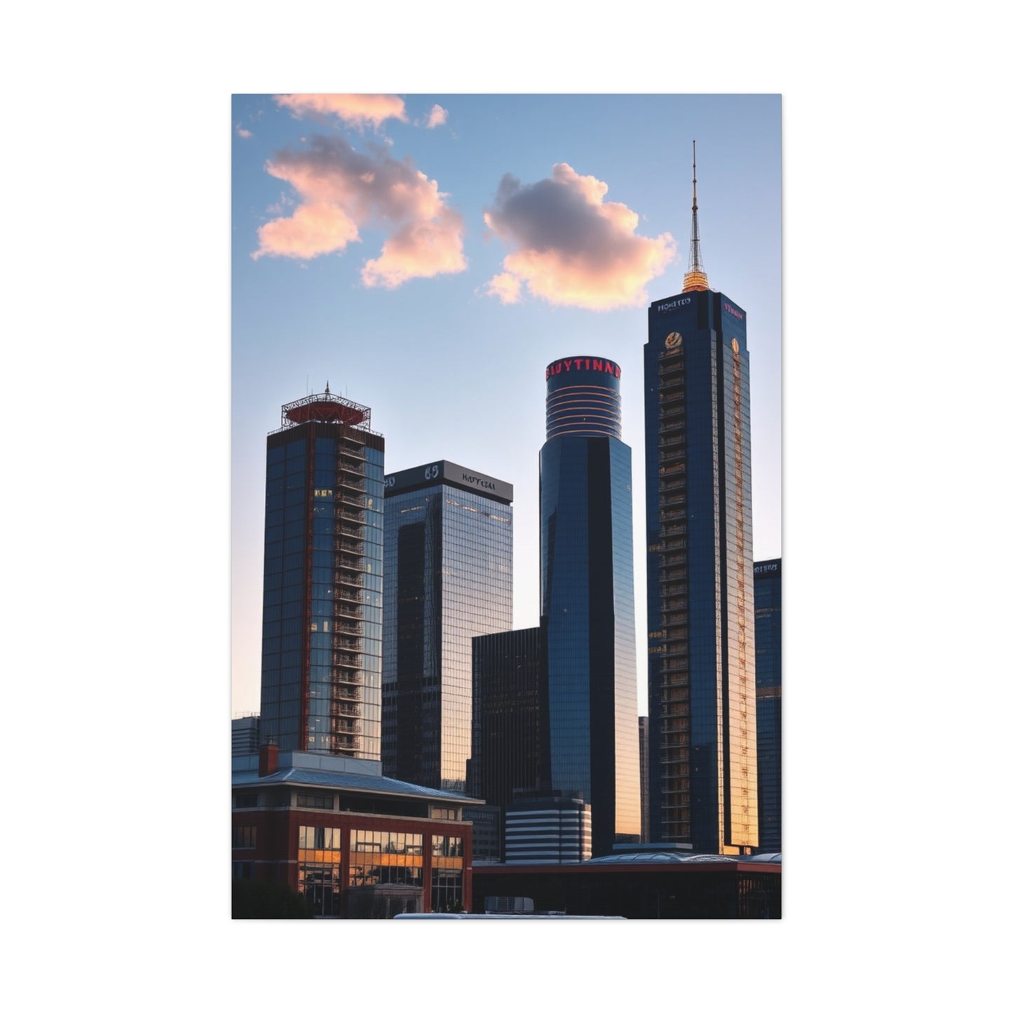 Masterpiece Houston Skylines Art Vision Wall Art & Canvas Print