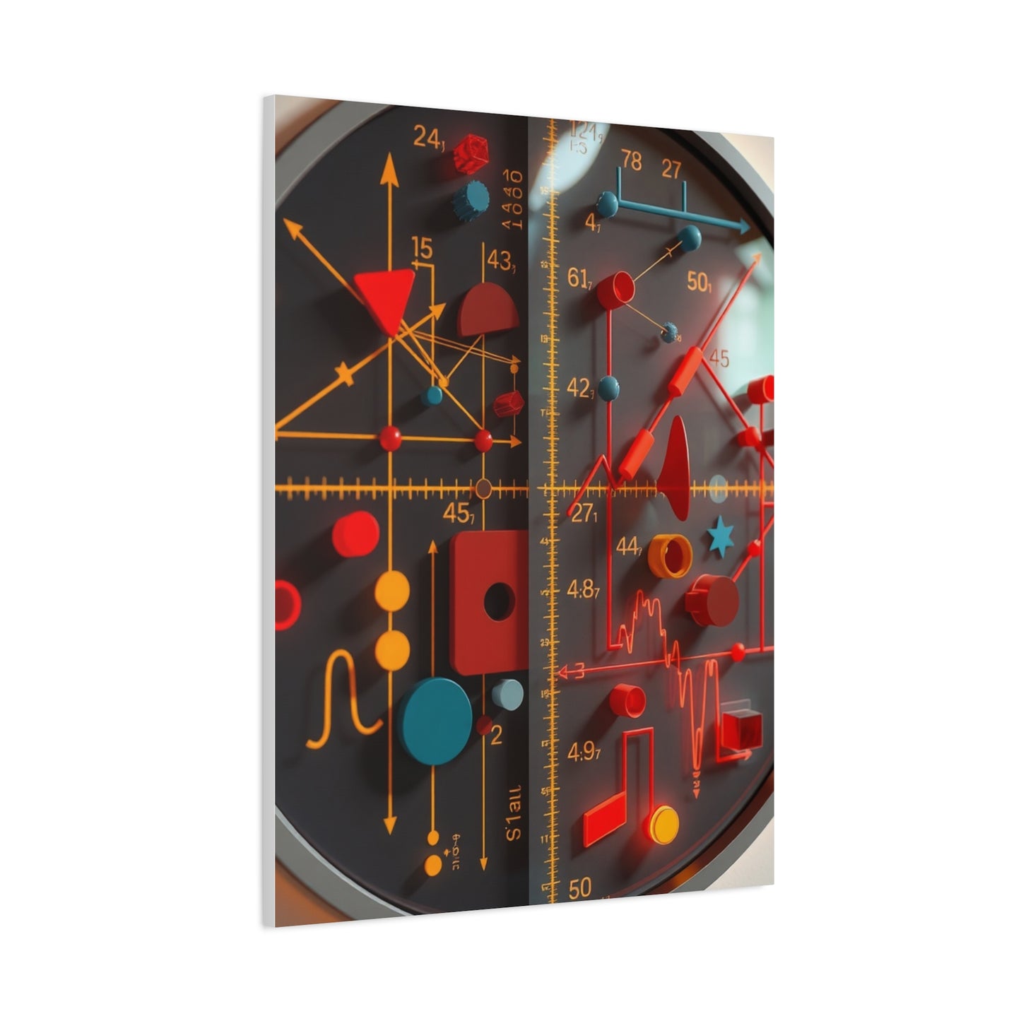 Masterpiece Modern Math Art for Creative Spaces Vision Wall Art & Canvas Print