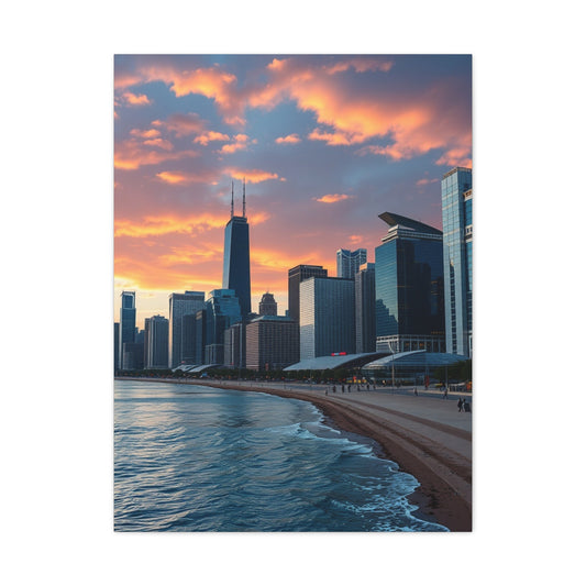 Supreme Chicago Skylines Art Collection Wall Art & Canvas Print