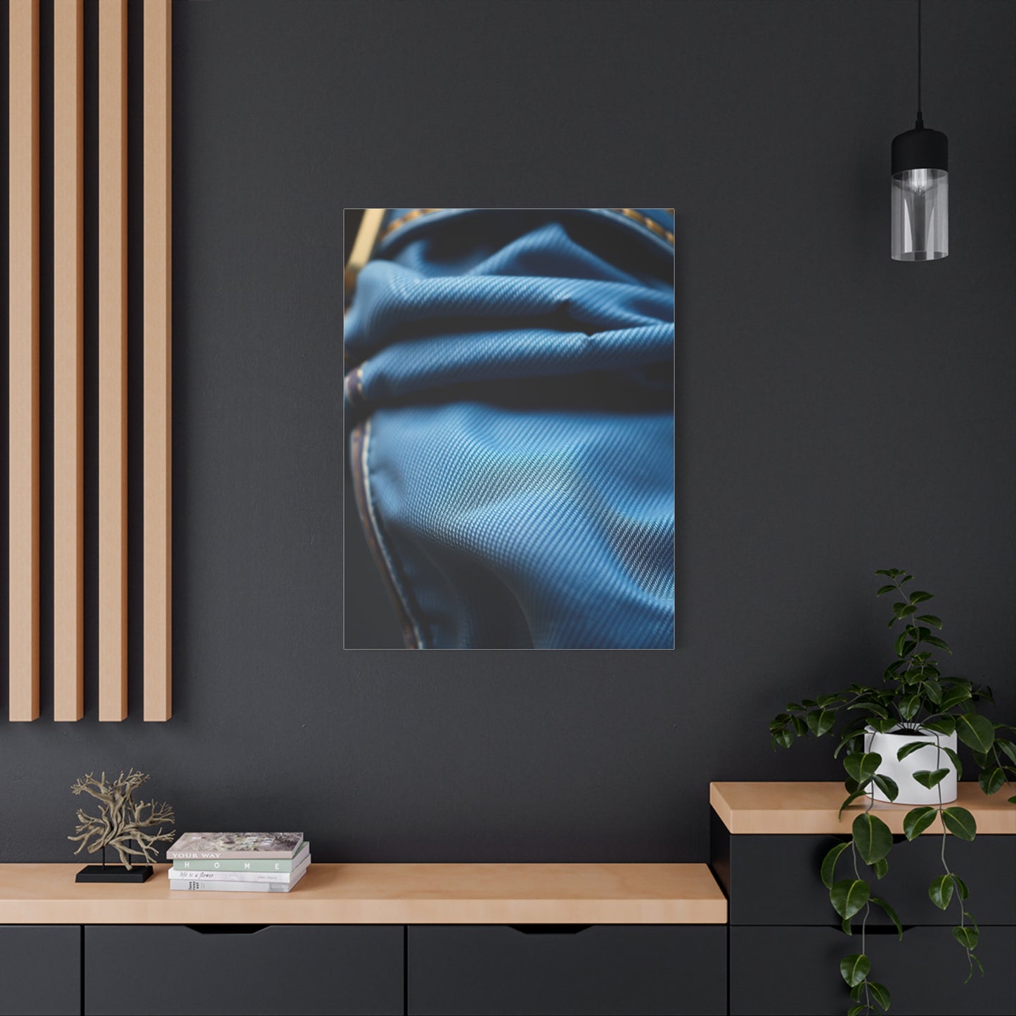 Elite Denim and Leather Art Vision Wall Art & Canvas Print